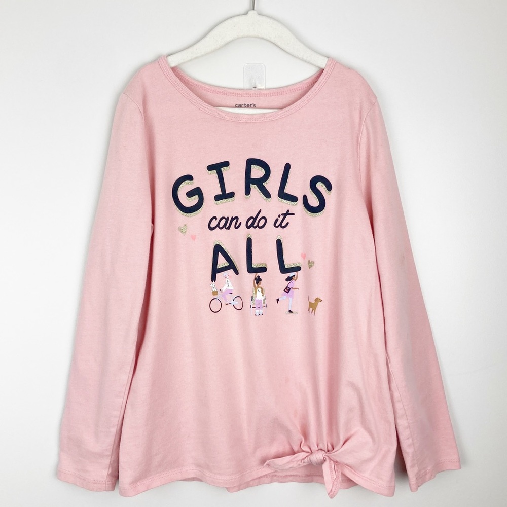 Carter’s - 10 Girls Pink Graphic Long Sleeve Top